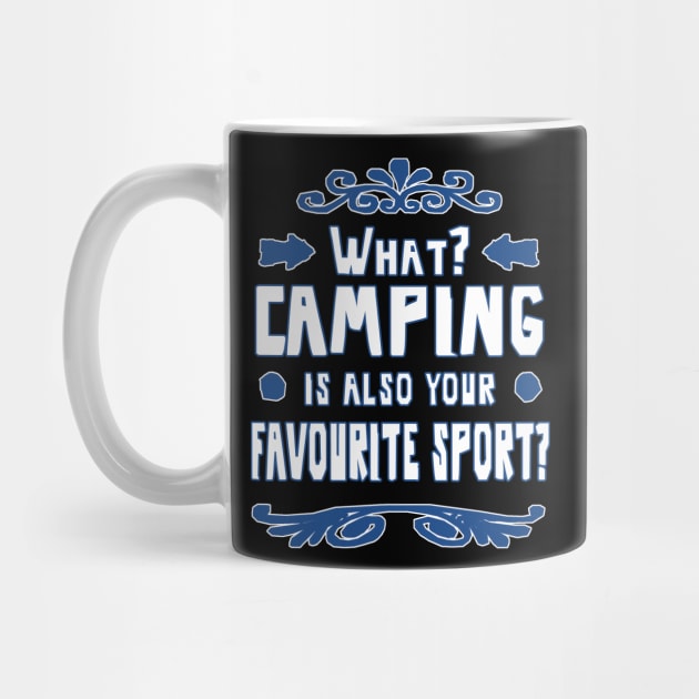 Camping Campfire Tent Camping Adventure Gift by FindYourFavouriteDesign